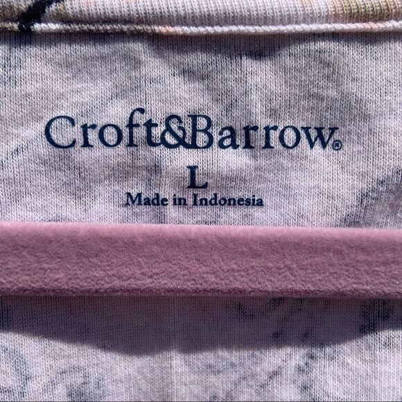 𝅺Croft & Barrow Square Neck Paisley Print Top - Picture 7 of 7